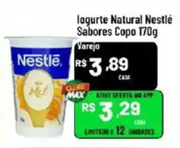 Max Atacadista Iogurte Natural Nestlé Sabores Copo oferta