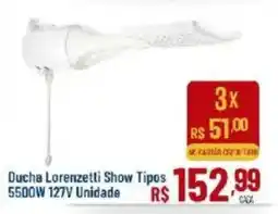 Max Atacadista Ducha lorenzetti show tipos oferta