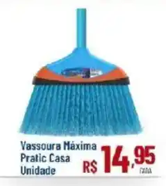 Max Atacadista Vassoura Máxima Pratic Casa oferta