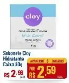 Max Atacadista Sabonete Cloy Hidratante oferta