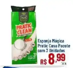 Max Atacadista Esponja Mágica Pratic Casa oferta