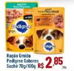 Max Atacadista Ração úmida Pedigree sabores sachê oferta