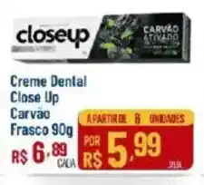 Max Atacadista Creme Dental Close Up Carvão oferta