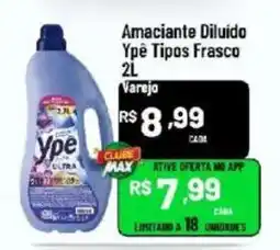 Max Atacadista Amaciante Diluido Ypê Tipos Frasco oferta