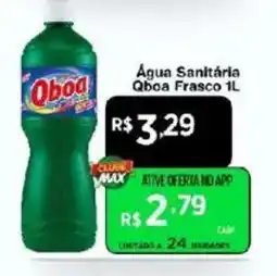 Max Atacadista Água Sanitária Oboá Frasco 1l oferta