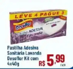 Max Atacadista Pastilha Adesiva Sanitária Lavanda oferta