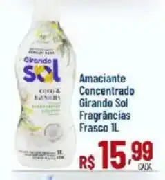 Max Atacadista Amaciante concentrado girando sol fragrâncias oferta