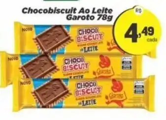 Chocobiscuit Ao Leite Garoto