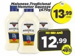Amarelinha Supermercados Maionese tradicional hemmer squeeze oferta