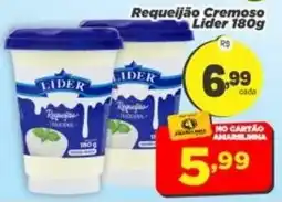 Amarelinha Supermercados Requeijão Cremoso Lider oferta