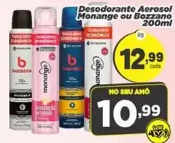 Amarelinha Supermercados Desodorante Aerosol Monange ou Bozzano oferta