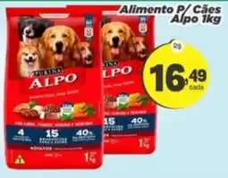 Amarelinha Supermercados Alimento P/ Cães Alpo 1kg oferta