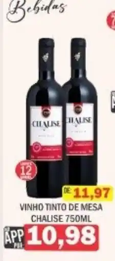 Supermercados Mendonça vinho tinto de mesa chalise oferta