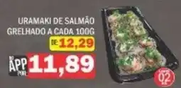 Supermercados Mendonça Uramaki de salmão oferta
