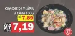 Supermercados Mendonça Ceviche de tilápia oferta
