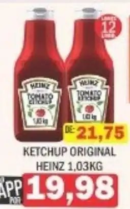 Supermercados Mendonça Ketchup original heinz oferta