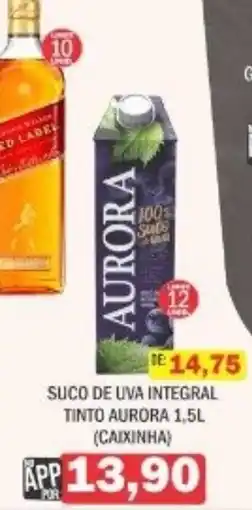 Supermercados Mendonça Suco de uva integral tinto aurora oferta