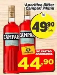Amarelinha Supermercados Aperitivo Bitter Campari oferta