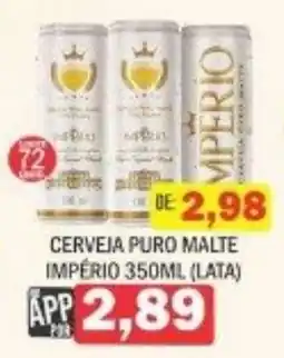 Supermercados Mendonça Cerveja puro malte império oferta