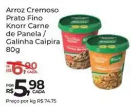 Super Luna Arroz cremoso prato fino knorr carne de panela / galinha caipira oferta