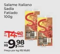Super Luna Salame Italiano Sadia Fatiado oferta