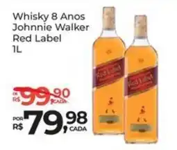 Super Luna Whisky 8 Anos Johnnie Walker Red Label oferta