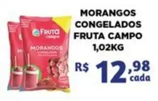 Morangos congelados fruta campo