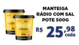 Bahamas Mix Manteiga rádio com sal oferta