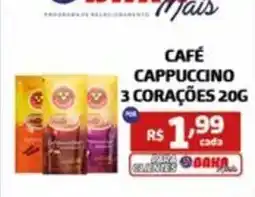 Bahamas Mix Café cappuccino 3 corações oferta