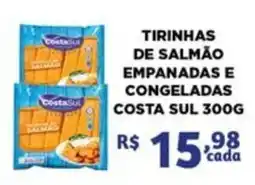 Bahamas Mix Tirinhas de salmão empanadas e congeladas oferta