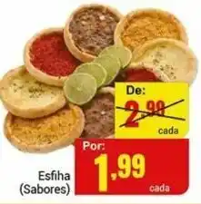 Barbosa Supermercados Esfiha sabores oferta