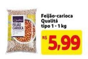 Mercado Extra Feijao carioca Qualita tipo 1 1kg oferta