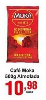 Rossi Supermercado Cafe Moka Almofada 500g oferta