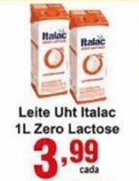 Rossi Supermercado Leite UHT Italac 1L Zero Lactose oferta