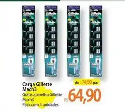 Atacadão Gillette - carga mach3 oferta