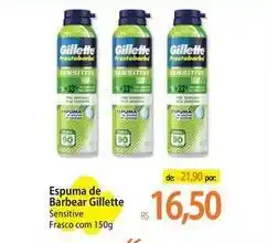 Atacadão Gillette - espuma de barbear oferta