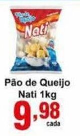 Rossi Supermercado Pao de Queijo Nati 1kg oferta