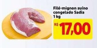 Mercado Extra File Mignon Suino congelado Sadia 1kg oferta