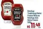 Max Atacadista Heinz - ketchup tradicional frasco 567g ou ketchup zero oferta