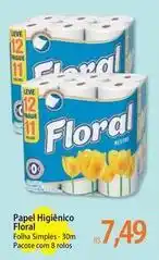 Atacadão Floral - papel higiênico oferta