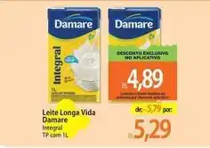 Atacadão Damare - leite longa vida oferta
