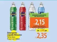 Atacadão Minuano - detergente líquido oferta
