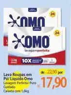 Atacadão Omo - lava roupas em po/ líquido oferta