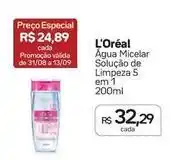L'oréal - água micelar solução de limpeza 5 em 1