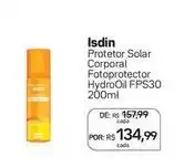 Drogal Isdin - protetor solar corporal fotoprotector hydro oil fps30 oferta