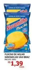 Assaí Atacadista São braz - flocão de milho novomilho oferta