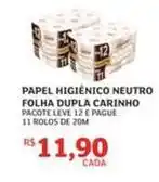 Assaí Atacadista Carinho - papel higiênico neutro folha dupla oferta