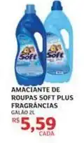 Assaí Atacadista Soft - amaciante de roupas plus fragrâncias oferta