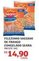 Seara - filezinho sassami de frango congelado