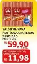 Assaí Atacadista Perdigão - salsicha para hot-dog congelada oferta